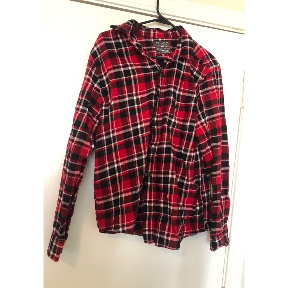 Primark Men’s Plaid Button Down Shirt